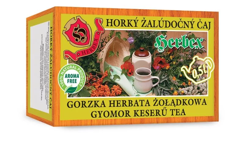 Horký žalúdočný čaj